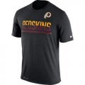 Mens Washington Redskins Nike Practice Legend Performance T-Shirt Black