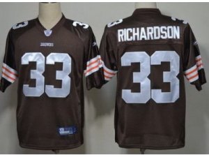 NFL Cleveland Browns #33 Trent Richardson Brown Jerseys