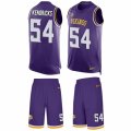 Mens Nike Minnesota Vikings #54 Eric Kendricks Limited Purple Tank Top Suit NFL Jersey