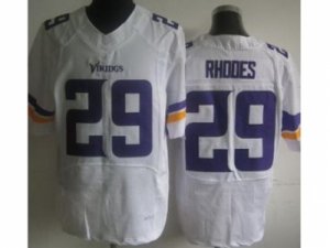 Nike Minnesota Vikings #29 Xavier Rhodes White Jerseys(Eliteï¼‰