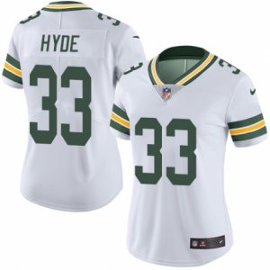 Women\'s Nike Green Bay Packers #33 Micah Hyde Limited White Rush NFL Jersey