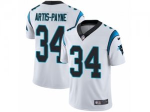 Mens Nike Carolina Panthers #34 Cameron Artis-Payne Vapor Untouchable Limited White NFL Jersey