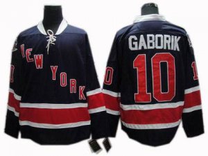 New York Rangers #10 Marian Gaborik dk,blue[85th]