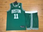 Celtics #11 Kyrie Irving Green Nike Swingman Jersey(With Shorts)