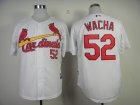 mlb jerseys st. louis cardinals #52 wacha WHITE[new]