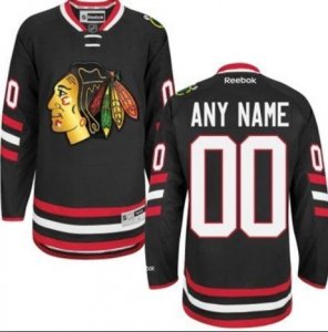 Customized nhl jerseys chicago blackhawks black[2014 winter classic]