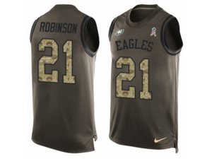 Nike Philadelphia Eagles #21 Patrick Robinson Limited Green Salute to Service Tank Top NFL Jersey