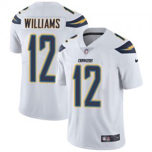 Nike Chargers #12 Mike Williams White Vapor Untouchable Limited Jersey