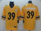 Nike Steelers #39 Minkah Fitzpatrick Yellow Inverted Legend Limited Jersey
