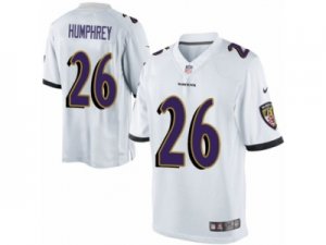 Mens Nike Baltimore Ravens #26 Marlon Humphrey Limited White NFL Jersey