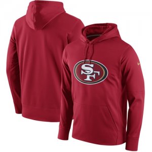 Men\'s San Francisco 49ers Nike Scarlet Circuit Logo Essential Performance Hoodie