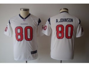 Nike youth nfl houston texans #80 a.johnson white jerseys