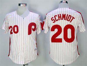 Philadelphia Phillies 20 Mike Schmidt White 1983 Mitchell & Ness Jersey