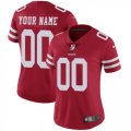 Womens Nike San Francisco 49ers Customized Red Team Color Vapor Untouchable Limited Player NFL Jersey