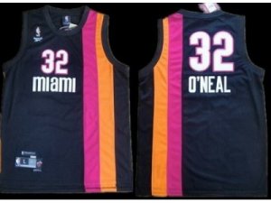 nba miami heat #32 O\'Neal black-orange[2012 new][miami]