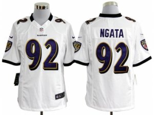 Nike baltimore ravens #92 ngata white Game Jerseys