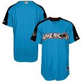 Mens American League Majestic Blue 2017 MLB All-Star Game Authentic On-Field Home Run Derby Team