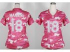 Nike women nfl jerseys denver broncos #18 manning pink[fashion camo]