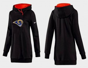 Women St. Louis Rams Logo Pullover Hoodie-049