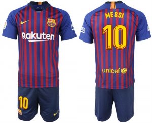 2018-19 Barcelona 10 MESSI Home Soccer Jersey