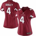 Women's Nike Arizona Cardinals #4 Ryan Quigley Limited Red Team Color NFL Jersey
