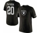 Nike Darren McFadden Oakland Raiders #20 Name & Number T-Shirt - Black