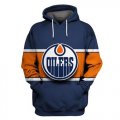 Oilers Blue All Stitched Hooded Sweatshirt