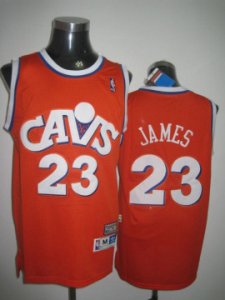 NBA Cleveland Cavaliers #23 LeBron James swingman orange