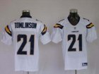 nfl san diego chargers #21 tomlison white
