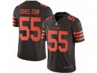 Nike Cleveland Browns #55 Danny Shelton Limited Brown Rush NFL Jersey
