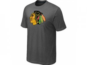 NHL Chicago Blackhawks Big & Tall Logo D.Grey T-Shirt