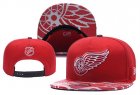 Red Wings Team Logo Red Adjustable Hat YD