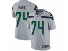 Mens Nike Seattle Seahawks #74 George Fant Vapor Untouchable Limited Grey Alternate NFL Jersey