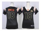 Nike women jerseys cincinnati bengals #18 green black[fashion Rhinestone sequins]