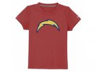nike san diego chargers sideline legend authentic logo youth T-Shirt red
