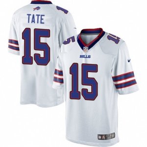 Mens Nike Buffalo Bills #15 Brandon Tate Limited White NFL Jersey