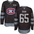 Montreal Canadiens #65 Andrew Shaw Black 1917-2017 100th Anniversary Stitched NHL Jersey