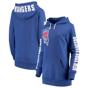 New York Rangers G III 4Her by Carl Banks Women\'s 12th Inning Pullover Hoodie Blue