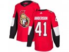 Youth Adidas Ottawa Senators #41 Craig Anderson Red Home Authentic Stitched NHL Jersey