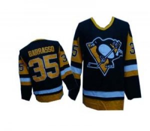 nhl pittsburgh penguins #35 borrasso m&n black