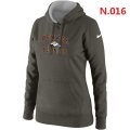 Women Denver Broncos Logo Pullover Hoodie-12