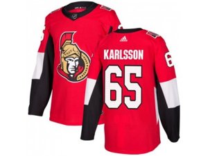 Youth Adidas Ottawa Senators #65 Erik Karlsson Red Home Authentic Stitched NHL Jersey