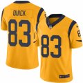 Mens Nike Los Angeles Rams #83 Brian Quick Elite Gold Rush NFL Jersey