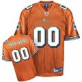 Customized Miami Dolphins Jersey Youth Eqt Orange Football