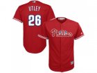 Youth Philadelphia Phillies #26 Chase Utley Red Cool Base Stitched MLB Jersey