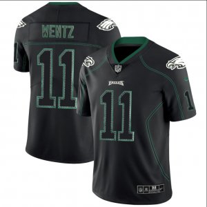 Nike Eagles #11 Carson Wentz Black Shadow Legend Limited Jersey