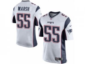 Men Nike New England Patriots #55 Cassius Marsh Game White NFL Jersey