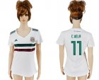 Mexico 11 C,VELA Away Women 2018 FIFA World Cup Soccer Jersey