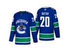 Mens adidas Vancouver Canucks #20 Brandon Sutter 2017-2018 Season Home Jersey