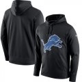 Detroit Lions Nike Circuit Logo Essential Performance Pullover Hoodie Black